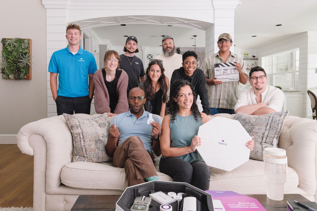 A GMS crew on location